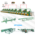 Auto SS Stainless Steel Tube Mill Production Line Square Pipe Polish Machine